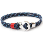 Luxury Modern Handamde Multilayer Anchor Bracelets Charm Survival Rope Chain Fashion Jewelry Bracelet For Men and Women - SJB-DIAMOND ELITES