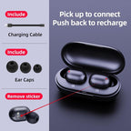 Fingerprint Touch Bluetooth Earphones, HD Stereo Wireless Headphones,Noise Cancelling Gaming Headset In New Trend Luxury Style - SJB-DIAMOND ELITES