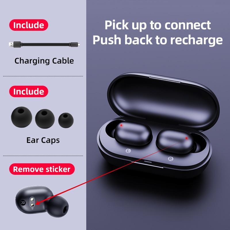 Fingerprint Touch Bluetooth Earphones, HD Stereo Wireless Headphones,Noise Cancelling Gaming Headset In New Trend Luxury Style - SJB-DIAMOND ELITES