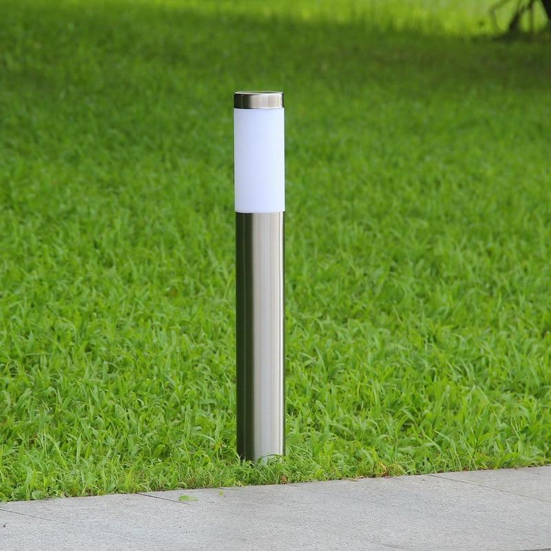 Solar Luxury LED Stainless Steel Lamp For Yard Garden Pathway Doorway Lawn Courtyard Outdoor Luxury Lamp - SJB-DIAMOND ELITES