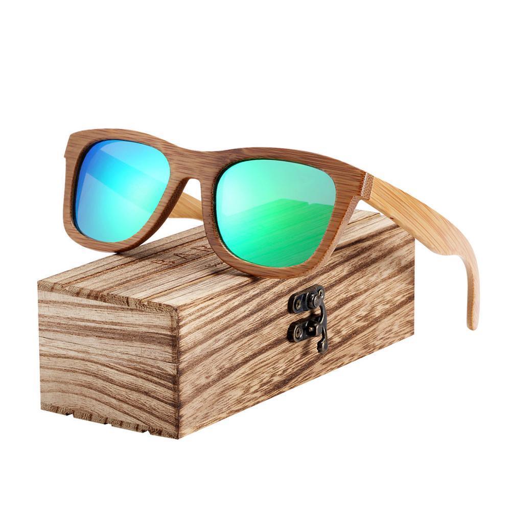 Handmade Bamboo Wood Luxury Retro Men and  Women Polarized Sunglasses Beach Wooden Glasses Oculos de sol With UV400 Protection l - SJB-DIAMOND ELITES