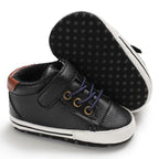 Newborn PU Leather Shoes Winter Fashion Baby Soft Sole Canvas Sneakers 0-12 Months Baby Boy And Girl Stevvex