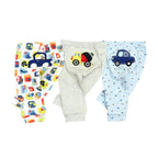 3/4PCS/SET Newborn Pants Cartoon Design Four Seasons Baby 100%Cotton Soft Girl Pants Baby Boy trousers Pants 0-24M For Kids