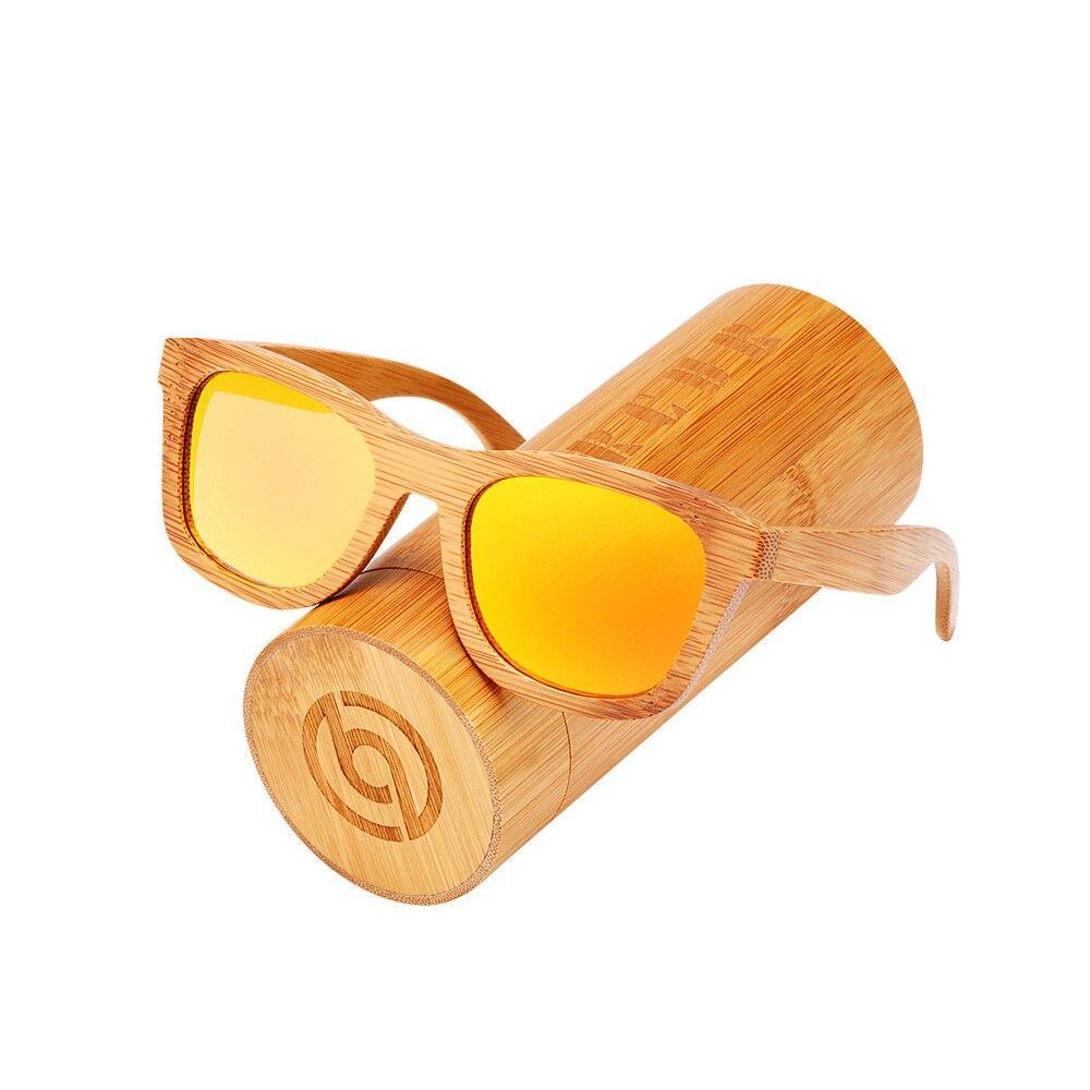 Handmade Bamboo Wood Luxury Retro Men and  Women Polarized Sunglasses Beach Wooden Glasses Oculos de sol With UV400 Protection l - SJB-DIAMOND ELITES