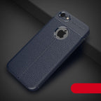 Soft Silicone Leather Flexible Back Cover for iPhone 6 Shockproof Case For iPhone Case Luxury Leather Soft For iPhone 5s Cover Luxury Men Black Business Case For Iphone Stevvex