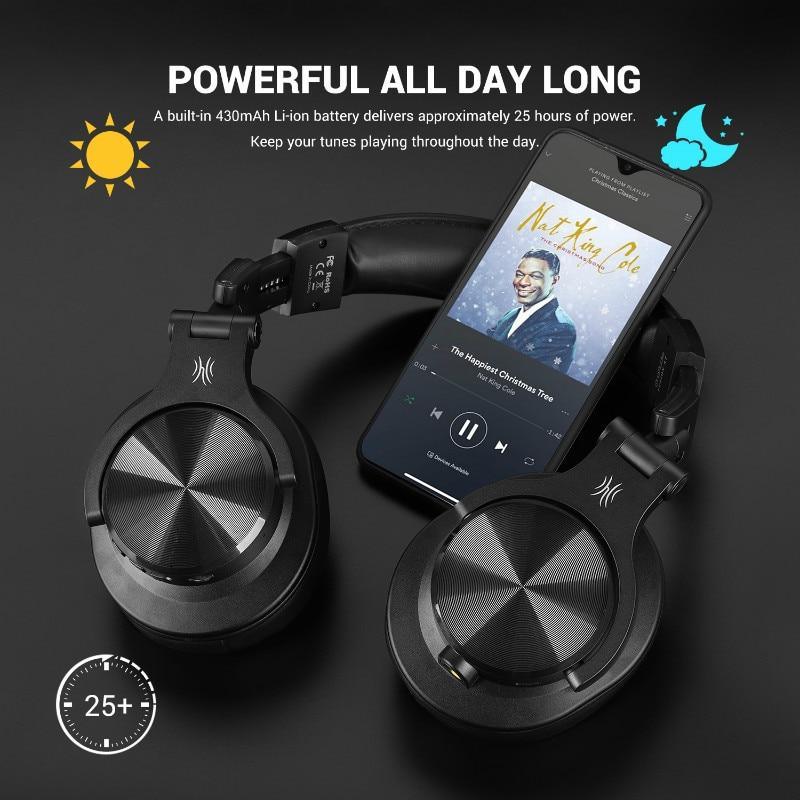 Modern Proffesional Bluetooth STEVVEX Headphones Stereo Over Ear Wireless Headset Professional Recording Studio Monitor Headphones - SJB-DIAMOND ELITES