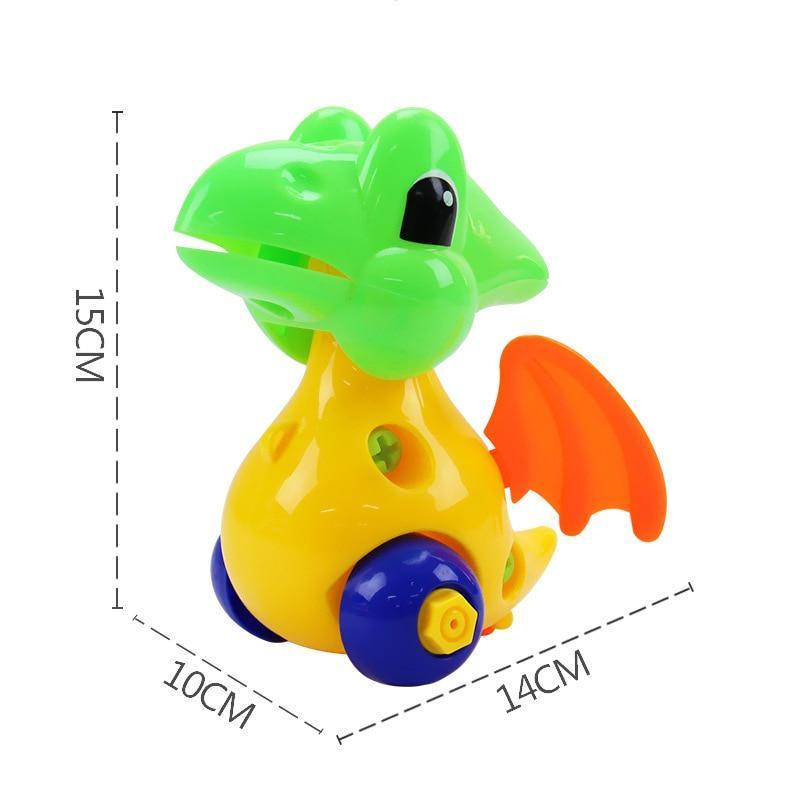 Early Learning Education Screw Nut Group Installed Plastic 3d Puzzle Disassembly Motorcycle Kids Toys for Children Jigsaw - SJB-DIAMOND ELITES