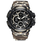 Orange Modern Sport  Waterproof 50M Men Watches With LED Digital Display In Military Armi Relogio Masculino Style - SJB-DIAMOND ELITES
