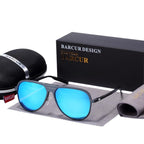 Luxury Elegent Unisex Aluminum Magnesium Sunglasses Polarized Trending Styles Black Sun glasses Sports Eyewear For Women and Men With UV400 Protection - SJB-DIAMOND ELITES