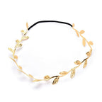 Luxury Modern Gold Silver Leaves Hairbands Summer Hair Accessories Bridal Trendy Jewelry For Mother and  Daughter