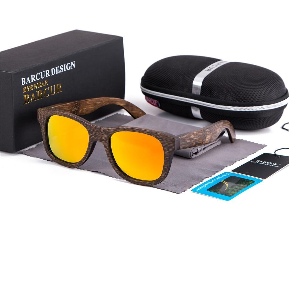 Brown Glasses Retro Wood Eyewear Bamboo Sunglasses Unisex Glasses Eyewear For Women and Men With UV400 Protection - SJB-DIAMOND ELITES