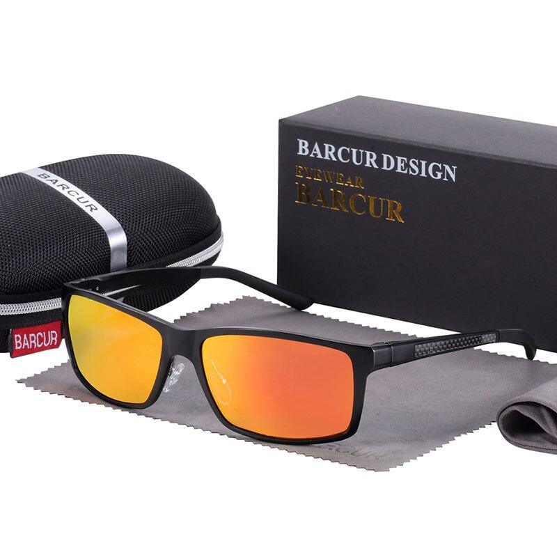 New Classic Square Polarized Sunglasses Men Aluminium Driving Sun glasses Shades For Men and Boys With UV400 Protection - SJB-DIAMOND ELITES
