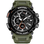Modern Sport  Waterproof 50M Men Watches With LED Digital Display In Military Armi Relogio Masculino Style - SJB-DIAMOND ELITES