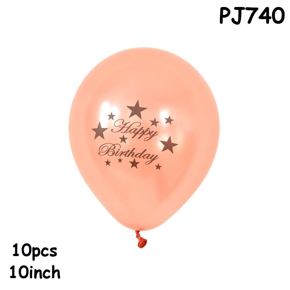 Luxury NEW High Quality Decor Ballons 10/20/30/40pcs Happy Birthday Balloon Latex Ballon Inflatable Birthday Party Decoration Baloons Anniversaire - SJB-DIAMOND ELITES