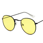 Leon Elegant Unisex Woman and Man Classic Round  Sunglasses Designer Glasses Lady Round Luxury Retro Sunglasses With Vintage Mirror Oculos De Sol Gafas - SJB-DIAMOND ELITES