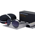 High Quality TR90 Luxury Modern Men Polarized Sunglasses In Aviation Pilot Famous Style with  UV400 Protection and Miror Glasses - SJB-DIAMOND ELITES