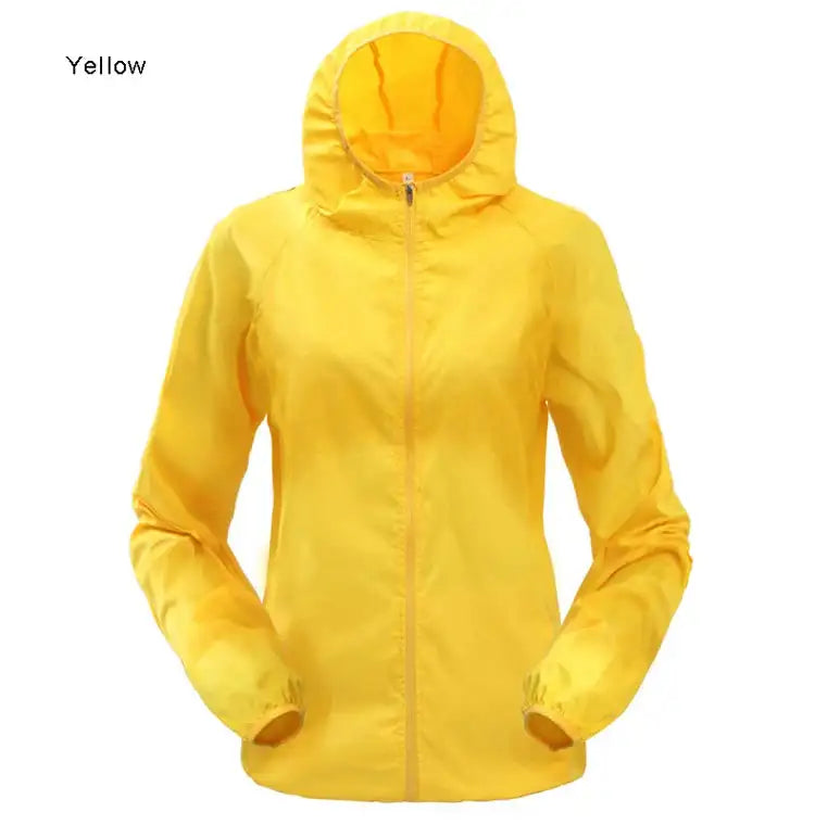 TRVLWEGO Outdoor Running Camping Hiking Bike Sport Jacket UV Proof Ultralight Waterproof Windbreaker Light Rain Proof Coat
