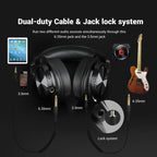 Modern Proffesional Bluetooth STEVVEX Headphones Stereo Over Ear Wireless Headset Professional Recording Studio Monitor Headphones - SJB-DIAMOND ELITES