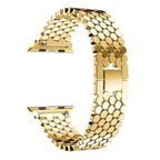 Apple Watch Stainless Steel Strap - Sleek Fish-Scale Design