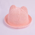 Modern Handmade Baby Hats For Children Bucket Cap Kids Toddler Sun Hat Hollow Mesh Caps Casual Beach Caps For Kids