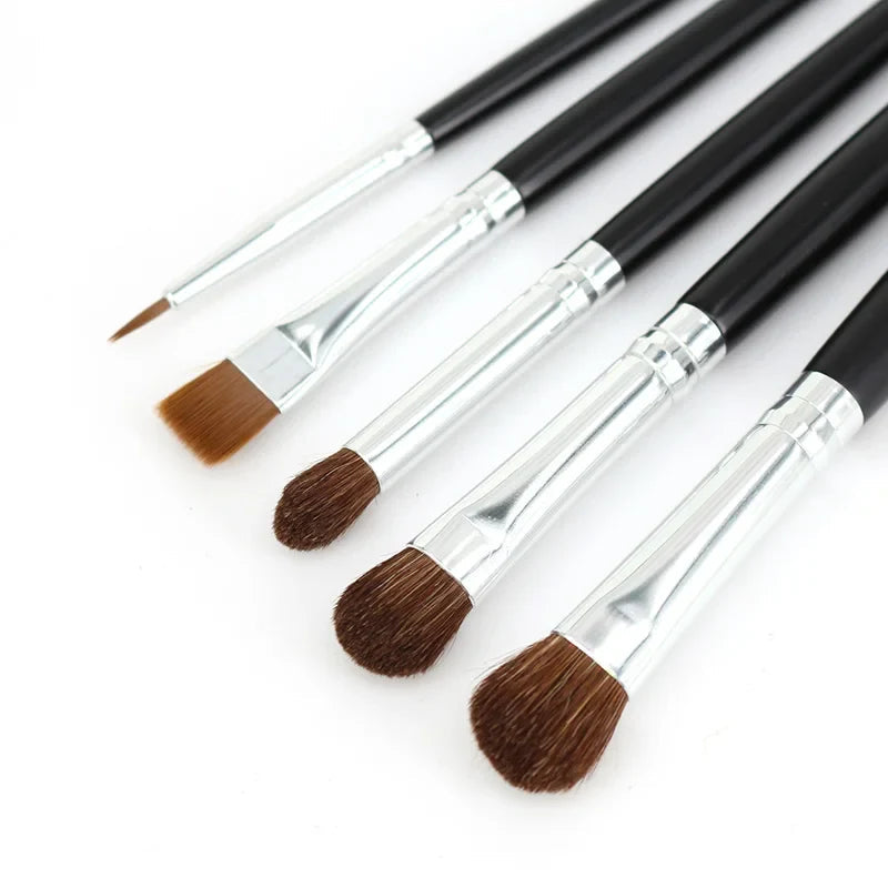 Professional Eyes Makeup Brushes Set Nature Hair Eye Shadow Liner Brow Cream Smudge Contour Shading Blending Makeup Tools Kit Lootquake LLC