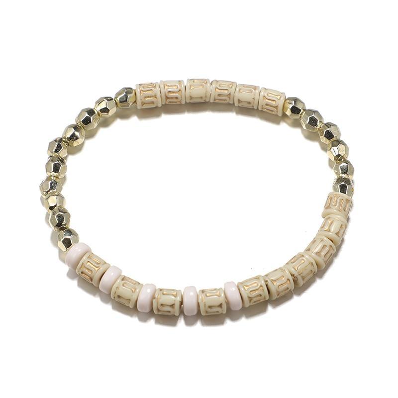 Ethnic Hand Heart Eye Adjustable Pendant Layered Bracelets Set for Women Beads String Bracelet Bangle Anklets Luxury Jewelry For Women - SJB-DIAMOND ELITES