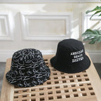 Children Summer Hat Double Sided Sun Caps For Boys And Girls Letter Printing Fisherman In Modern New Design