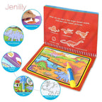 Reusable Magic Water Drawing Book With Pen Coloring Painting Book Drawing Board Juguetes Education Learning Toys for Children - SJB-DIAMOND ELITES