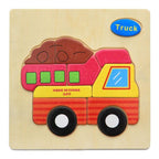 Wooden 3D Stevvex Modern Interesting Baby Learning Puzzles for Children Cartoon Animal Fruit Puzzles Intelligence Kids Children Educational Toy - SJB-DIAMOND ELITES