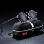 Vintage Luxury  Round Sunglasses  Steampunk  Universal Sunglasses In  Retro Vintage Luxury Style for Man and Woman With UV400 Protection - SJB-DIAMOND ELITES