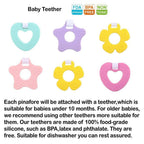 100% Organic Cotton Super Absorbent And Soft Unisex Baby Bandana Drool Bibs And Teething Toys For Newborn