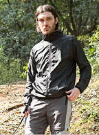 TRVLWEGO Outdoor Running Camping Hiking Bike Sport Jacket UV Proof Ultralight Waterproof Windbreaker Light Rain Proof Coat