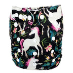 Baby Pocket Cloth Diaper Nappy Reusable Adjustable Washable No Inserts Nappie For Baby In Modern Printed Style
