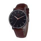 Stylish And Simple Temperament Men CLassic Luxury Watch Relogio Masculino With Leather Watch - SJB-DIAMOND ELITES