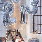 Luxury Big Modern 32inch Number Foil Helium Balloons For Birthday Party and Celebrations Modern Decoration - SJB-DIAMOND ELITES