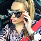 Top Luxury Modern Oversized Square Gradient Elegant Unisex Sunglasses For Men and Woman Brand Black Square Shades With UV400 Protection - SJB-DIAMOND ELITES
