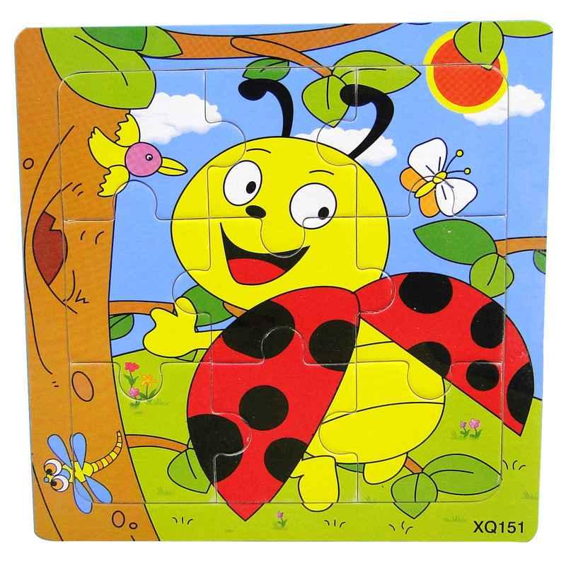 1 Pcs Animal Wooden Puzzles For Children In Wooden 3D Mosaic Puzzles Kids Educational Toys Design  For Baby Birthday Gifts - SJB-DIAMOND ELITES