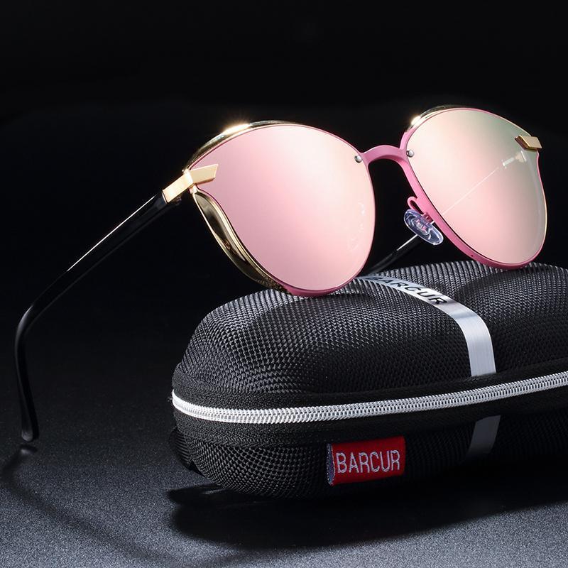 Luxury New Fashion Polarized Women Round Rimeless Popular Retro Classic Sunglasses Ladies lunette de soleil femme - SJB-DIAMOND ELITES