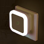 STEVVEX LED Night Light Mini Light Sensor Control  EU US Plug Nightlight Lamp For Children Kids Living Room Bedroom Lighting - SJB-DIAMOND ELITES