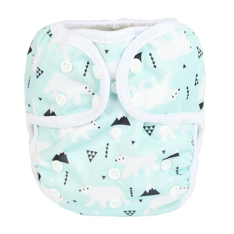 Baby Girl Pink One Size Cloth Diaper Cover Comfortable Nappy With Double Gusset Cartoon Designs Baby Boys Diapers Stevvex