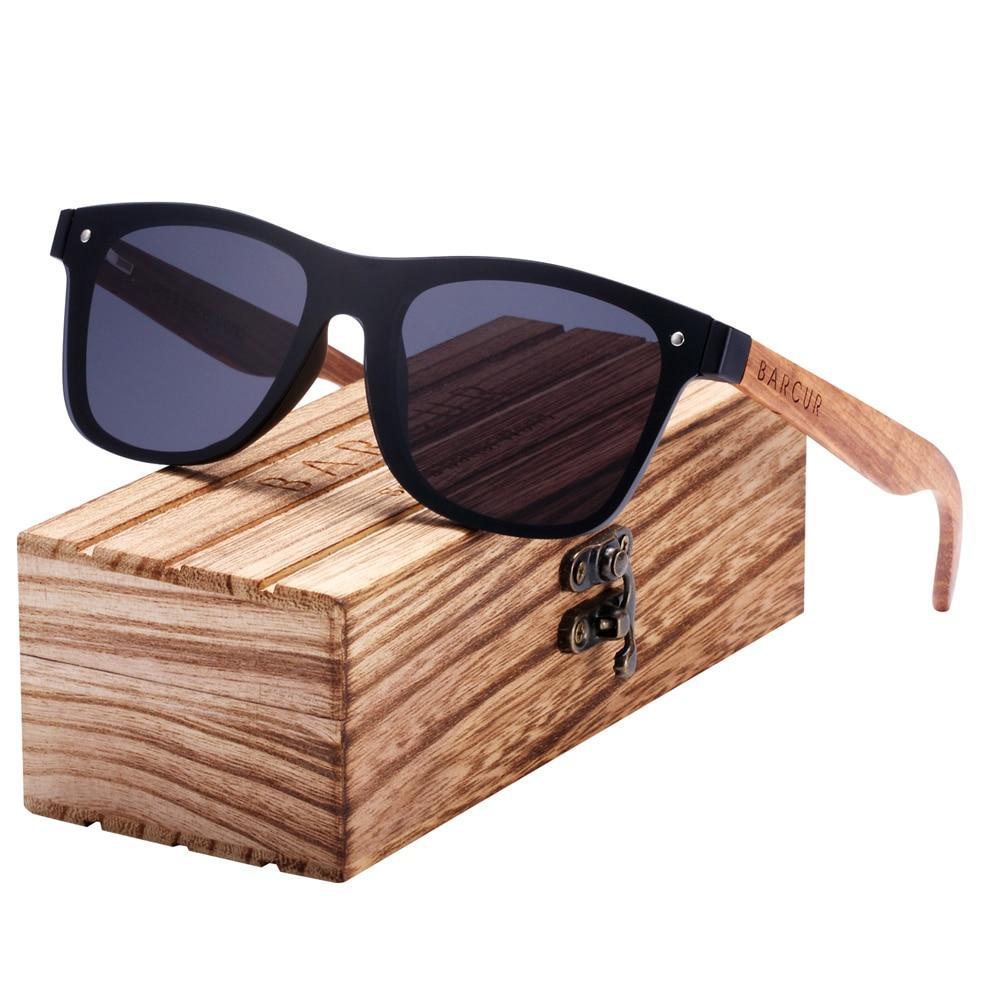 Luxury Elegent Polarized Wood Sun glass Sports Eyewear Square Sunglasses For Women and Men With UV400 Protection - SJB-DIAMOND ELITES