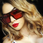 Modern Oversized Square Sunglasses For Lady and Women Luxury Brand Fashion Gafas Shade WIth Mirror Glasses And UV400 Protection - SJB-DIAMOND ELITES
