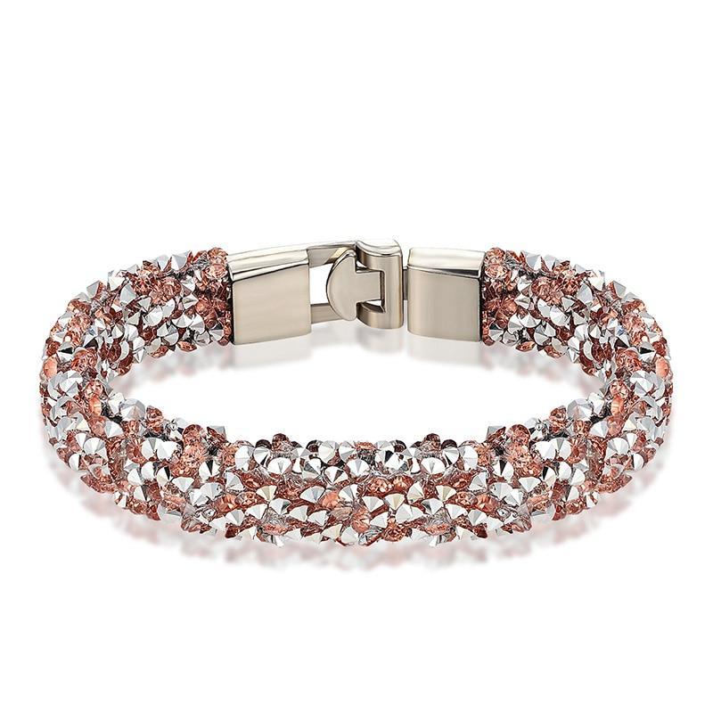 New Modern Fashion Luxury Crystal Shiny Bracelet Amazing Copper Alloy Elegant Bracelet Valentine's Day For Women - SJB-DIAMOND ELITES