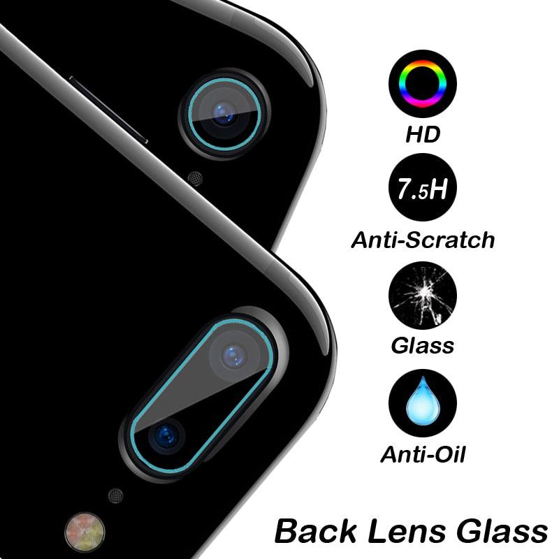 2pcs Camera Lens Protective Protector Cover for IPhone on X 8Plus 7Plus 6 6S 7 8 10 XR Xs Max Tempered Glass Film 9H Tempered Glass Camera Lens Protection Stevvex