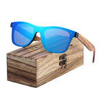 Polarized Black Walnut Wood Sunglasses Men Square Women Sun Glasses UV400 Oculos Gafas Oculos de sol masculino - SJB-DIAMOND ELITES