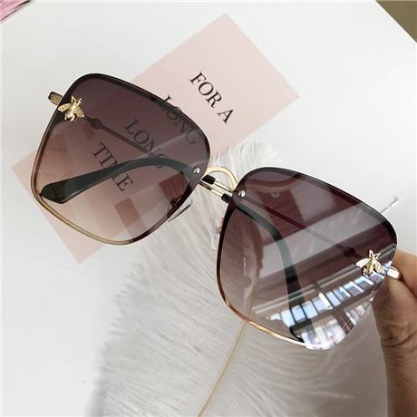 NEW 2021 Popular brand  Oversize Square Sunglasses For Women and Ladies  Luxury Driving Superstar  Designer Sunglasses With Shades and Gradient Glasses With  UV400 Protection - SJB-DIAMOND ELITES