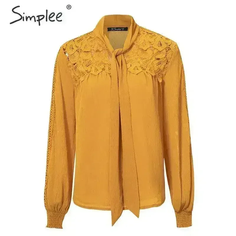 Embroidery Long Sleeve Summer Spring Hollow Out | Femstylo - SJB-DIAMOND ELITES