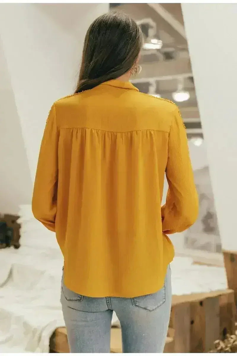 Embroidery Long Sleeve Summer Spring Hollow Out | Femstylo - SJB-DIAMOND ELITES