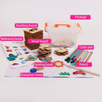 100Pcs Baby Toys Drawing Toys Coloring Board Children Creative Doodles Early Learning Education Toy Boy Girl Learn Drawing Tools - SJB-DIAMOND ELITES