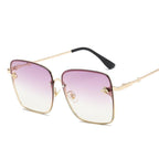 Luxury Square  Modern  WIth  Metal Luxury Bee Sunglasses For  Women and Ladies With  Retro Brand designer Metal Frame Oversized Style And Grandient Glasses - SJB-DIAMOND ELITES